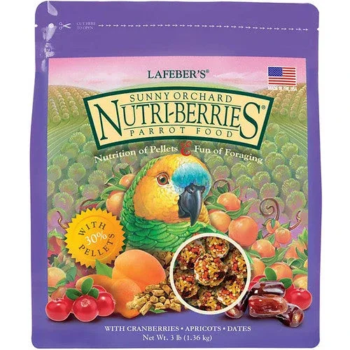 Lafeber Company Sunny Orchard Nutri-Berries Parrot Food 3lb - Image 2