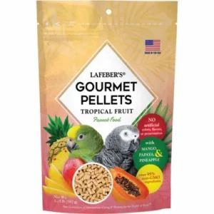 Lafeber Company Tropical Fruit Gourmet Pellets Parrot Bird Food 1.25 Lb