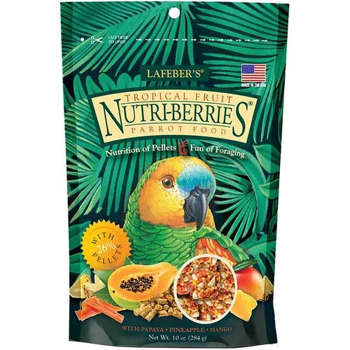 Lafeber Company Tropical Fruit Nutri-Berries Parrot Food 10oz - Image 2