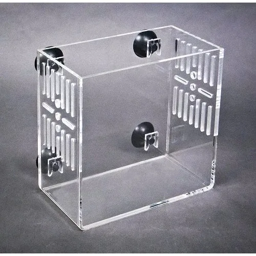 Large CITR2 In-Tank Refugium with Slots, Clear Back, Deluxe with Pump