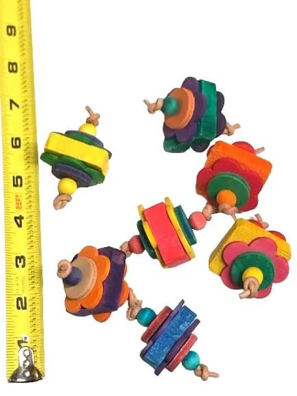 Leather floral foot toys