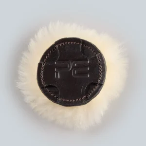 Leather & Sheepskin Noseband Protector Dark Havana