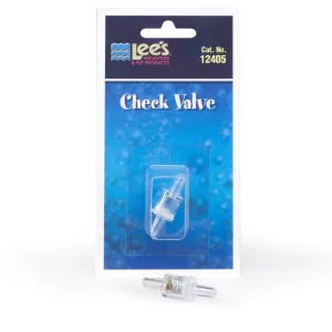 Lees Airline Check Valve for Aquarium Pumps Clear