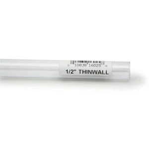 Lee's Aquarium & Pet Products Thinwall Rigid Aquarium Tubing, Clear, 1/2 in x 36 in