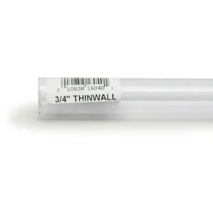 Lee's Aquarium & Pet Products Thinwall Rigid Aquarium Tubing, Clear, 3/4 in x 36 in