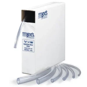 Lees Aquarium Tubing - Clear 100' Long Tube (1/2" Diameter Tubing)