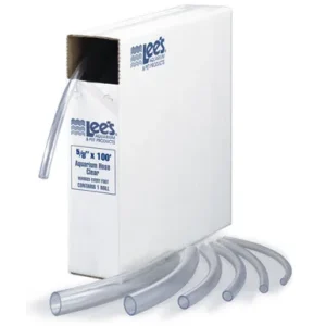 Lees Aquarium Tubing - Clear 100' Long Tube (5/8" Diameter Tubing)