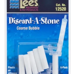 Lees Discard-A-Stone White Coarse 6 Piece (D)