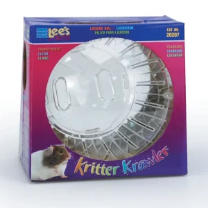 Lees Kritter Krawler Clear View-Thru Running Ball Clear Standard