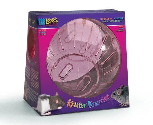 Lees Kritter Krawler Colored View-Thru Box Exercise Wheel Pink Jumbo - Image 2