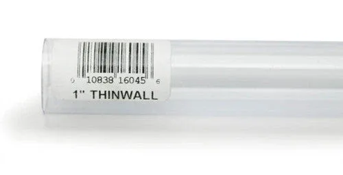 Lees Thinwall Rigid Aquarium Tubing Clear 1 in x 36 in - Image 2