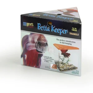 Lees Triangle Betta Keeper Tank Assorted 40 oz