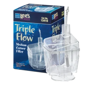Lees Triple-Flow Corner Filter Clear MD