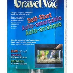 Lees Ultra GravelVac Self-Start Gravel Vacuum Cleaner with Clip 1 1/4in X 12in Slim