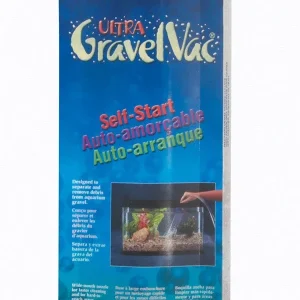 Lees Ultra GravelVac Self-Start Gravel Vacuum Cleaner with Nozzle & Clip 2in X 24in XL