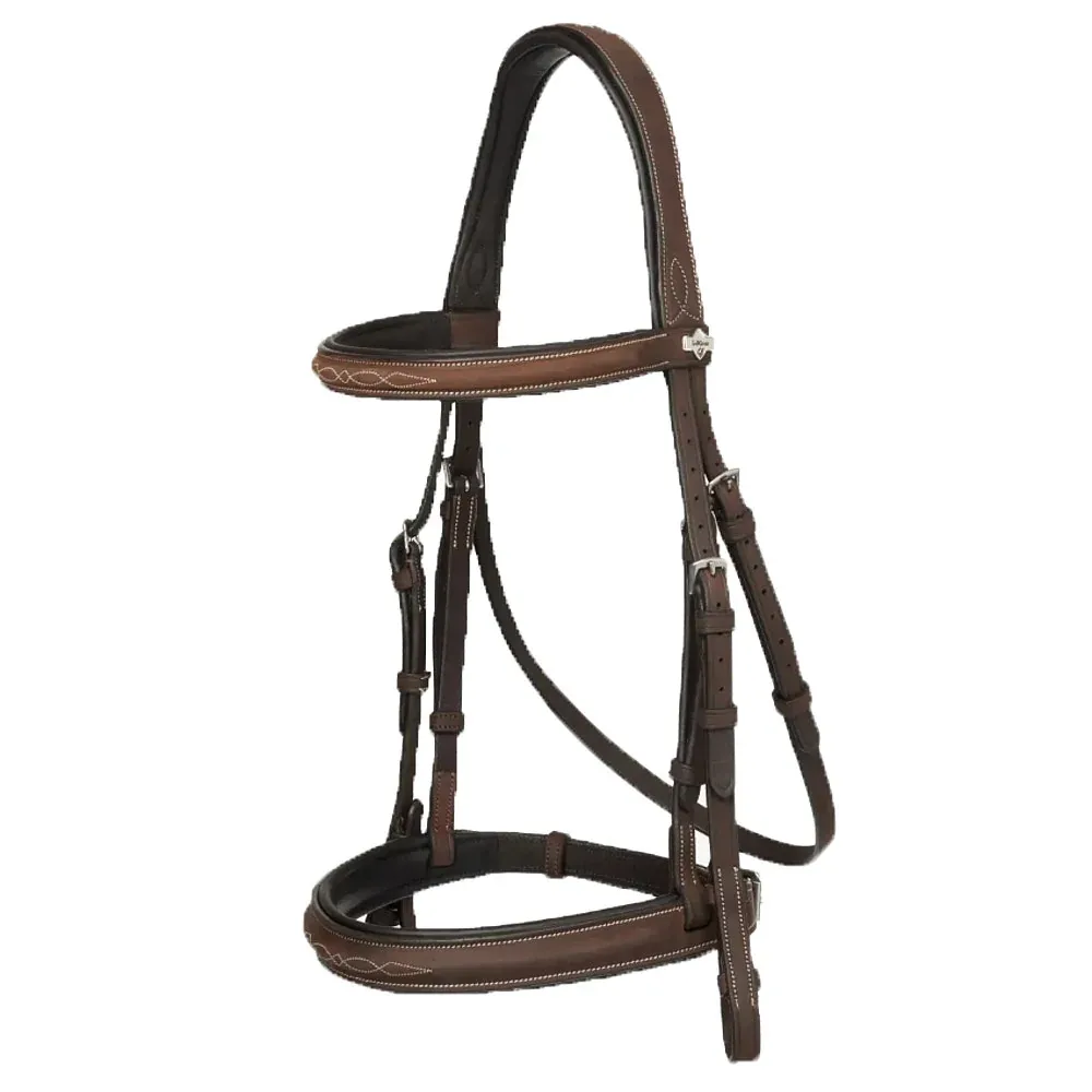Lemieux Hunter Stitched Bridle with Laced Reins