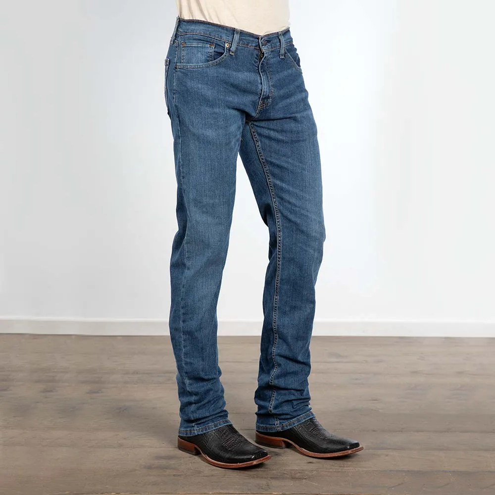 Levi Strauss 559 Relaxed Medium Wash Straight Jeans - Image 2