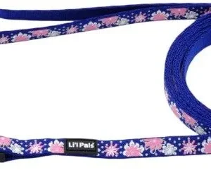 Li'L Pals Reflective Leash - Flowers with Dots