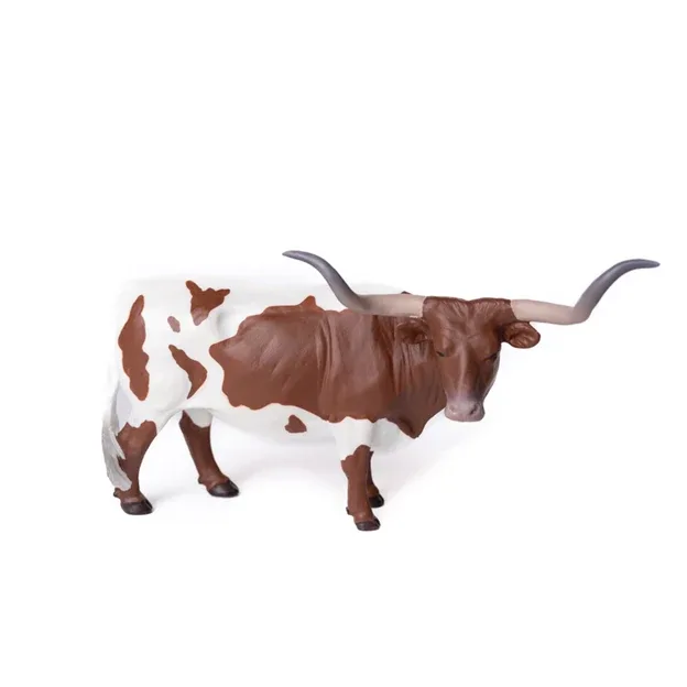 Little Buster Toys Texas Longhorn Steer Red White