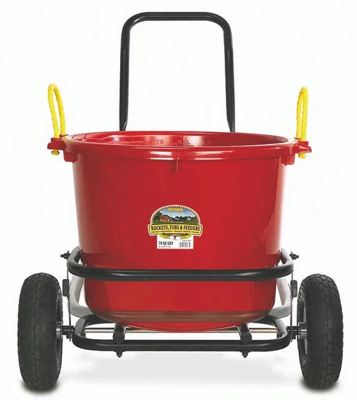 Little Giant 2-Wheel Muck Cart Pneumatic Tires - Image 2
