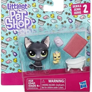 Littlest Pet Shop 2017 Pet Pairs Jade Catkin Kittylina Scrapper Figure 2