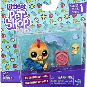 Littlest Pet Shop 2017 Pet Pairs Rick Sunny Chickencluck Figure 2