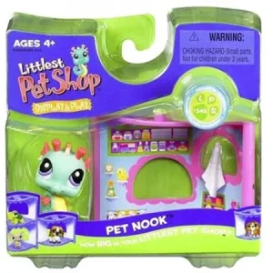 Littlest Pet Shop Pet Nook Series 1 Seahorse Figure Hasbro Toys