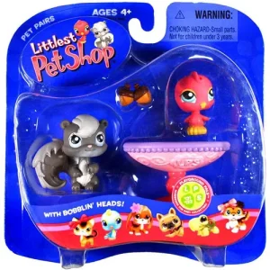 Littlest Pet Shop Pet Pairs Bird Squirrel Figure 2