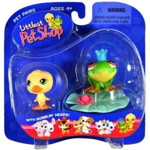 Littlest Pet Shop Pet Pairs Frog Duck Figure 2