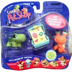 Littlest Pet Shop Pet Pairs Turtle Hermit Crab Figure 2