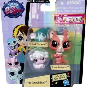 Littlest Pet Shop Pet Pawsabilities Bonnie Barkington Puffball Petrovsky Figure 2