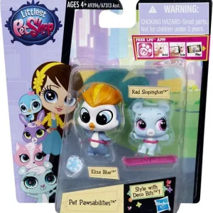 Littlest Pet Shop Pet Pawsabilities Eliza Blue Rad Slopington Figure 2