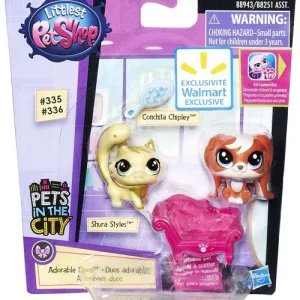 Littlest Pet Shop Pets in the City Adorable Duos Shura Styles Conchita Chipley Exclusive Mini Figure 2