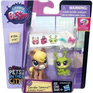 Littlest Pet Shop Pets in the City Chevallie Tanwood Breeley Buggles Figure 2