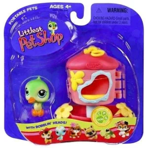 Littlest Pet Shop Portable Pets Hummingbird Figure With Feeder Hasbro Toys