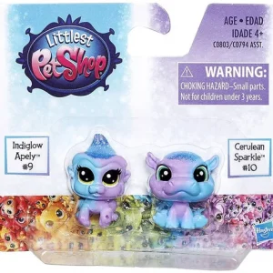 Littlest Pet Shop Rainbow Collection Indiglow Apely Cerulean Sparkle Mini Pet 2