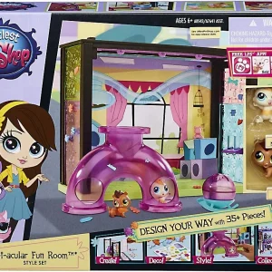 Littlest Pet Shop Style Set Pet-Acular Fun Room Playset