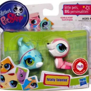 Littlest Pet Shop Totally Talented Pets Seal Dolphin Figure 2