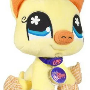 Littlest Pet Shop Virtual Interactive Pet Pig Plush Yellow Hasbro Toys