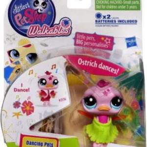Littlest Pet Shop Walkables Dancing Pets Ostrich Figure Hasbro Toys