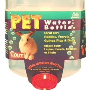 Lixit Square Opaque Water Bottle Rabbit White, Purple