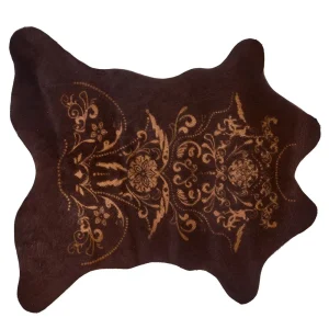 Lmt Design Baroque Mini Beige on Brown Cowhide