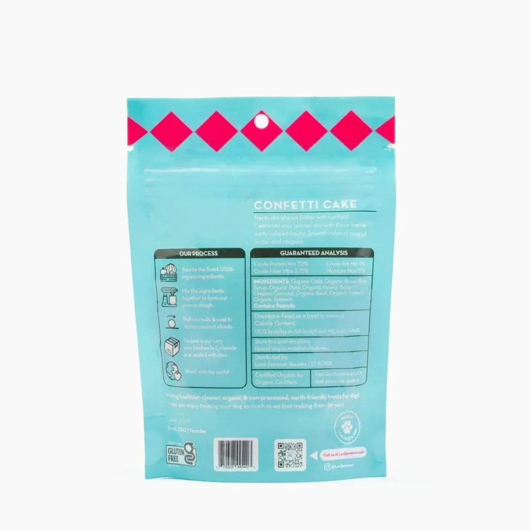 Lord Jameson Little Rewards Confetti Cake Dog Treats Small Breed, 3 oz - Image 2