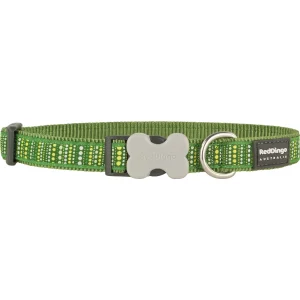 Lotzadotz Green Collar 15mm (5/8" Wide - 9.5-14" Length)