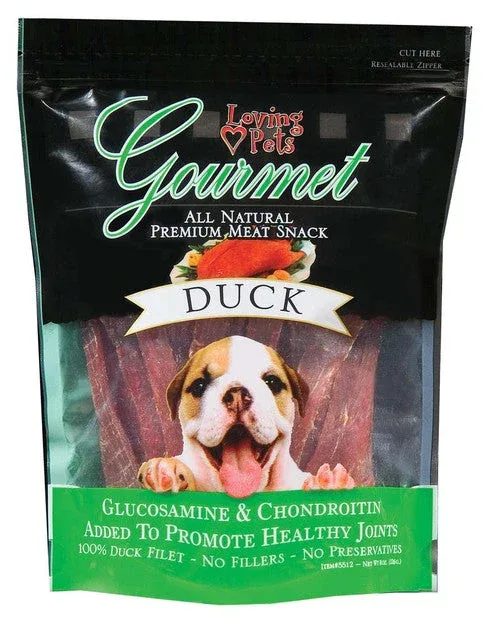 Loving Pets Gourmet Duck Filet Strips Dog Treats 12oz - Image 2