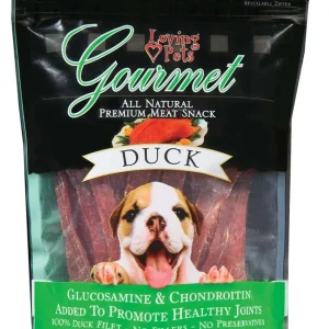 Loving Pets Gourmet Duck Filet Strips Dog Treats 3 oz