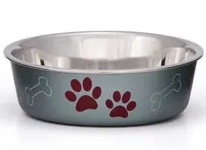 Loving Pets Metallic Bella Bowl Blueberry Large {L+1} 430884