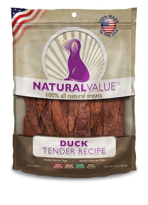 Loving Pets Natural Value Tender Dog Treats Duck 14oz - Image 2