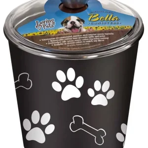 Loving Pets Treat Canister Espresso