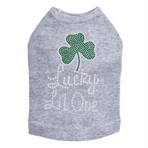 Lucky Lil One Rhinestone Dog Tank- Many Colors - Image 2